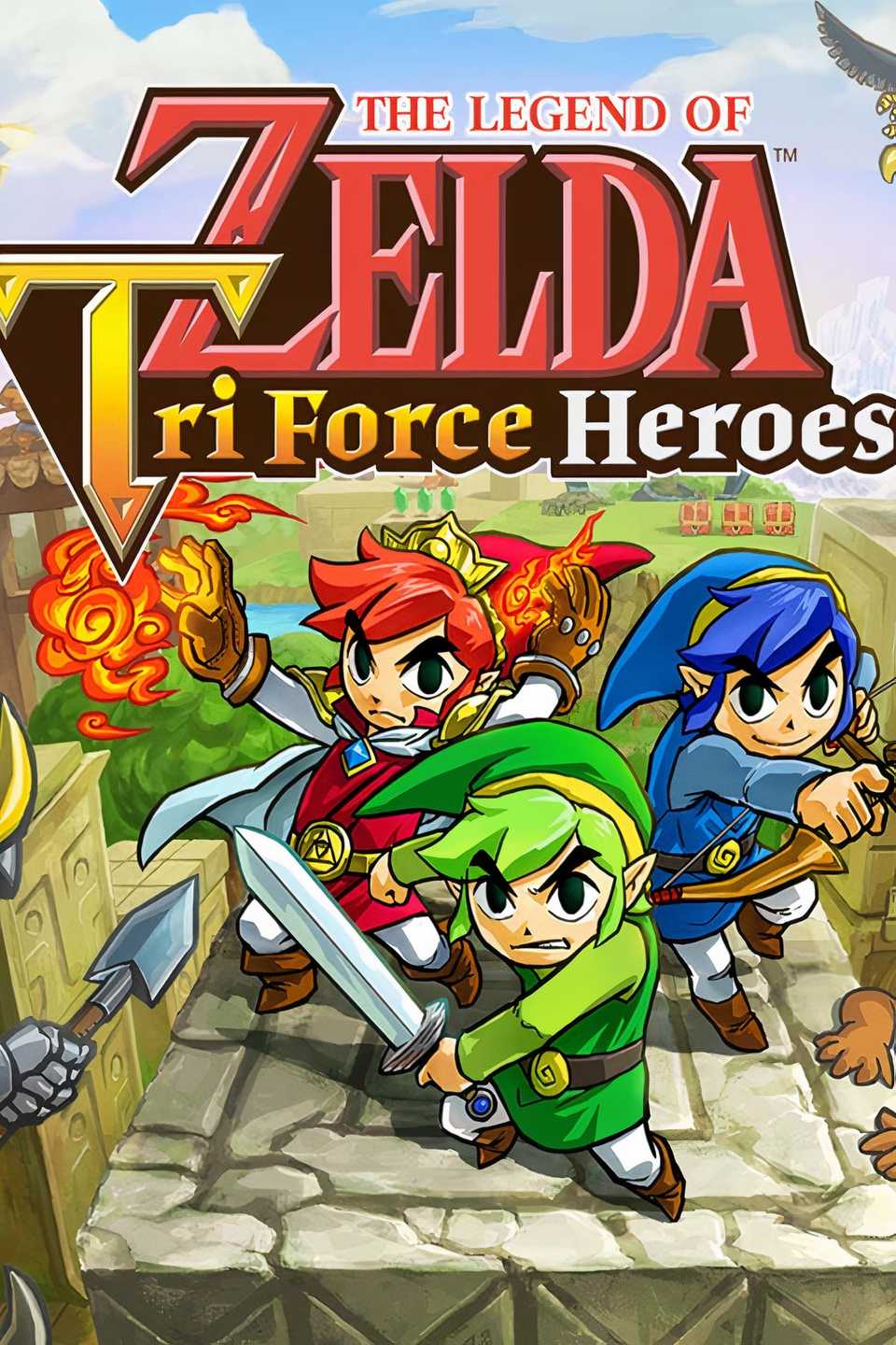 The Legend of Zelda: Tri Force Heroes Tag Page Cover Art