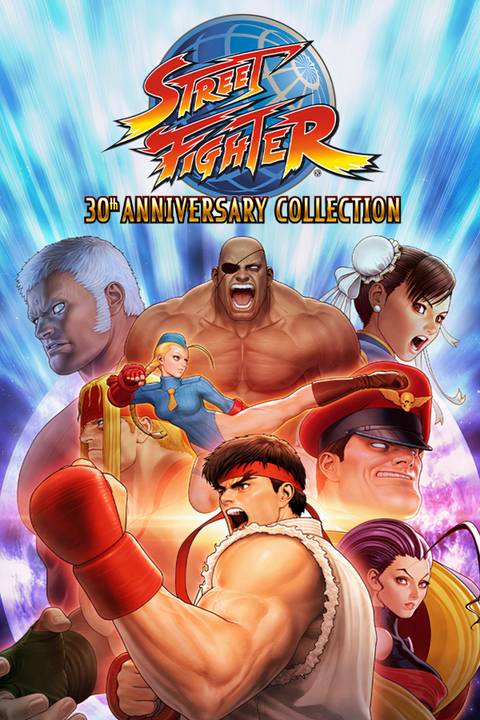 Street Fighter 30th Anniversary Collection Tag Page Cover Art
