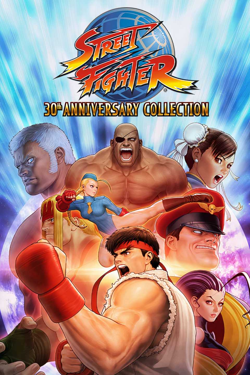 Street Fighter 30th Anniversary Collection Tag Page Cover Art