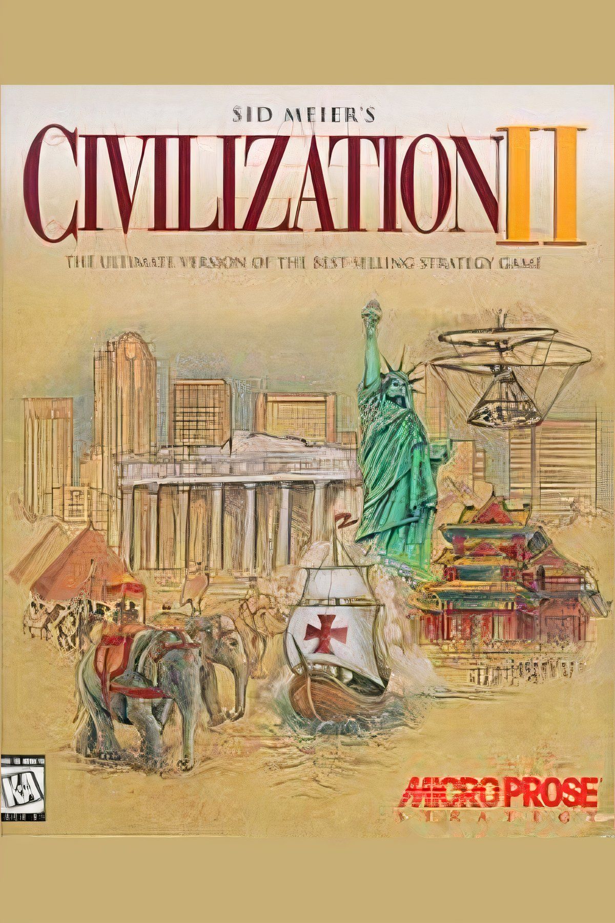 Sid Meier's Civilization 2 Tag Page Cover Art