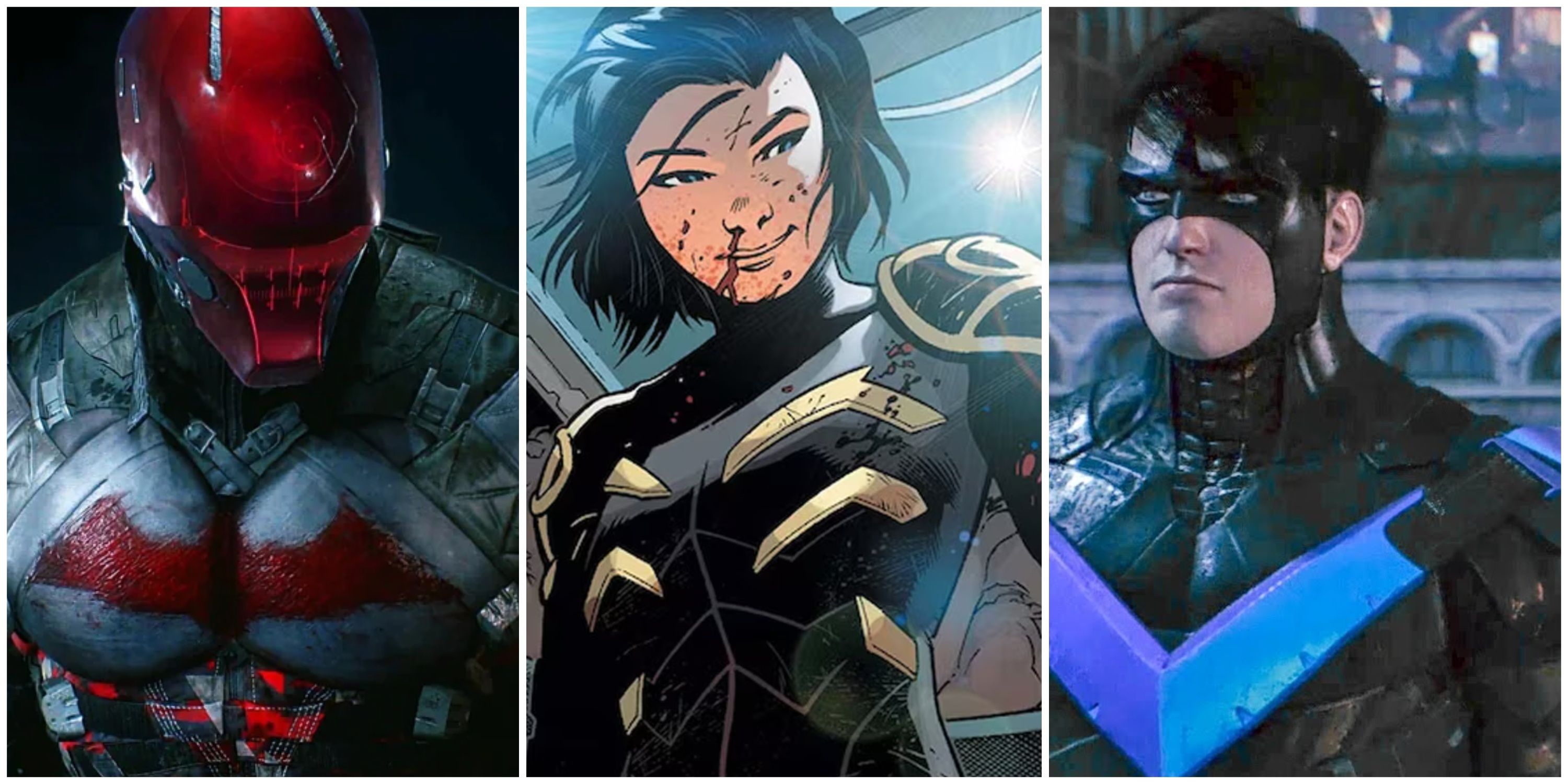 red hood, cassandra cain, nightwing