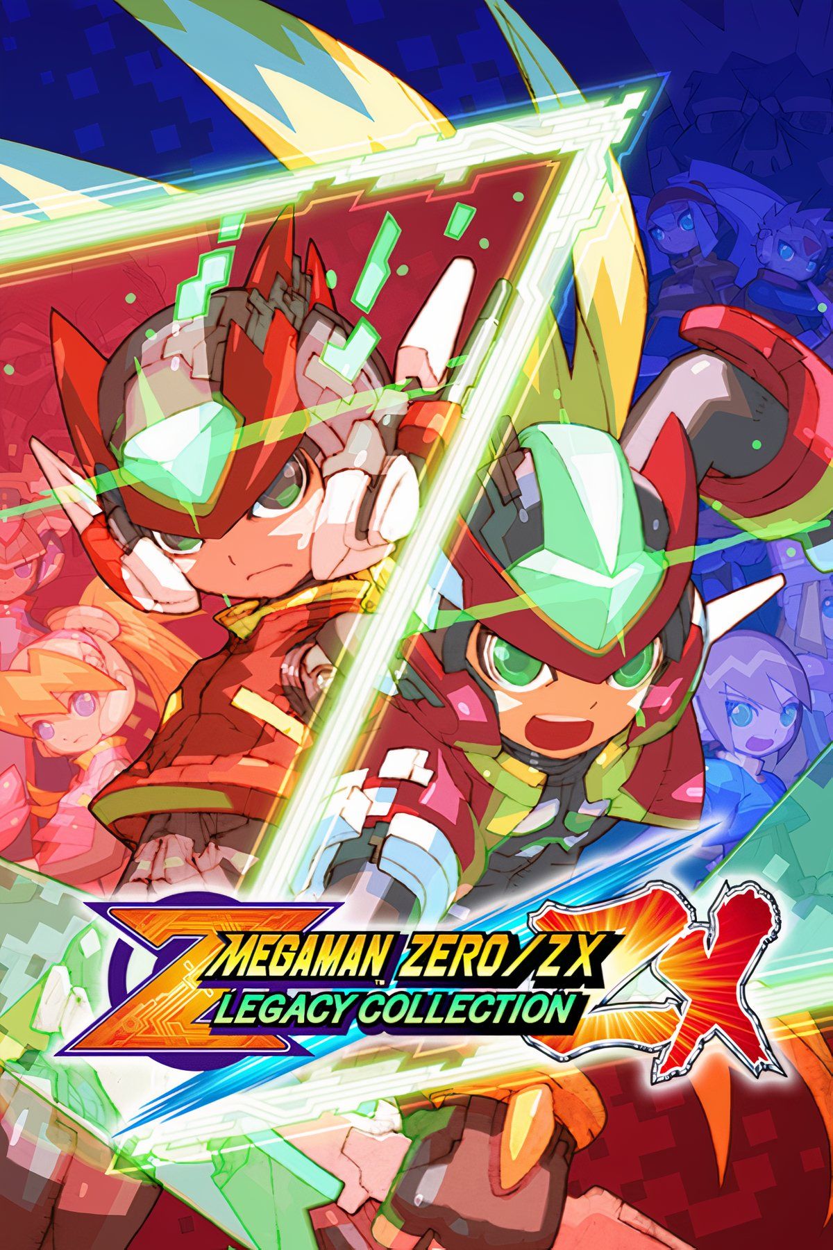 Mega Man Z / ZX Legacy Collection Tag Page Cover Art