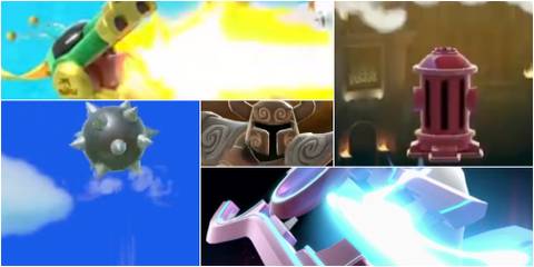 Min min, Plant, Zelda, Shulk, Pacman