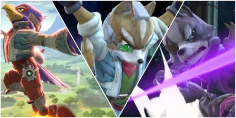 fox, falco, wolf