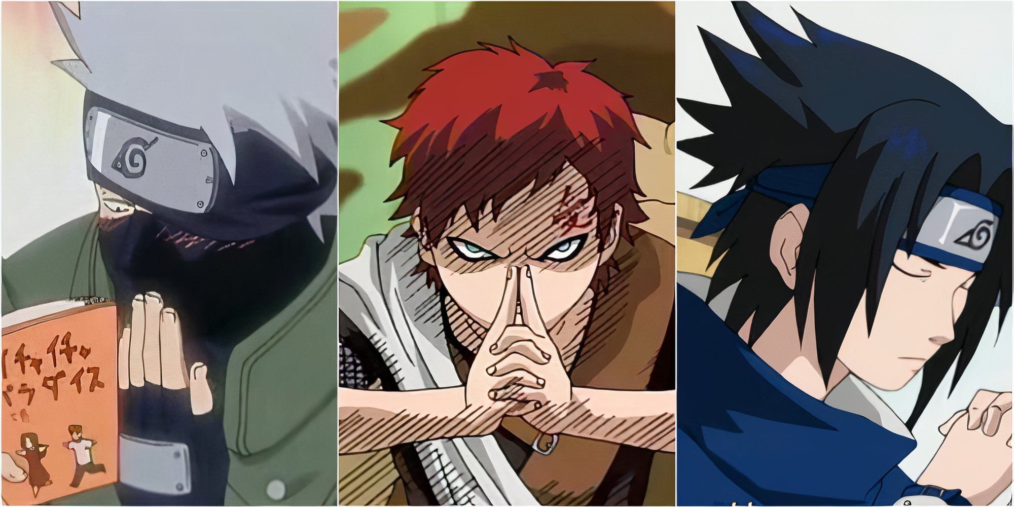 Kakashi, Gaara and Sasuke 