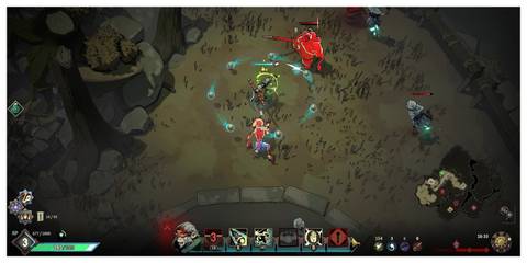 Ravenswatch - Steam Screenshot (Sun Wukong Fighting Enemies)