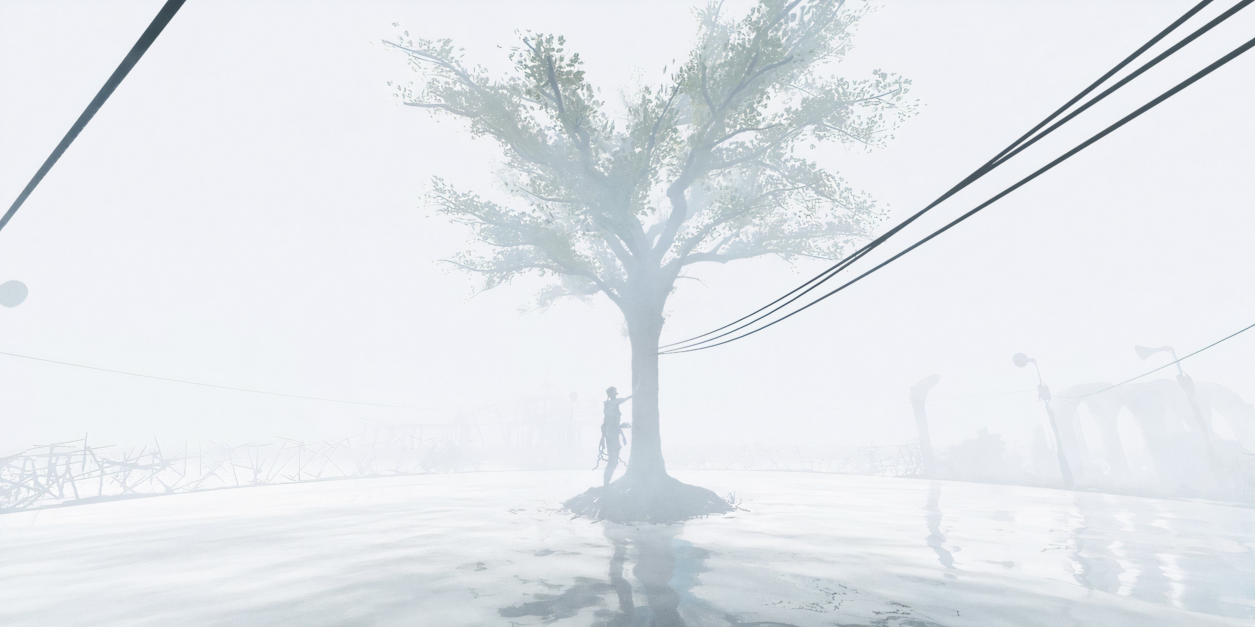 10 Great Horror Games With No Sequel A misty and lonely tree