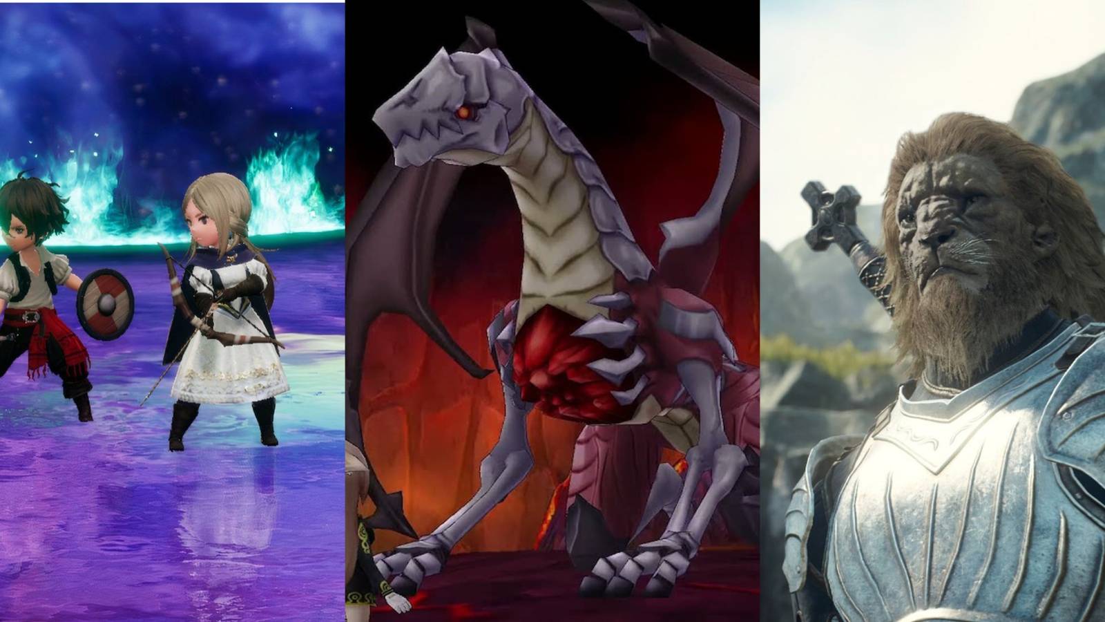 Bravely Default 2, Alliance Alive, Dragon's Dogma 2