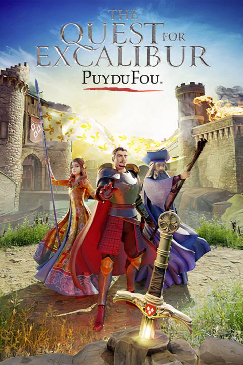 The Quest for Excalibur: Puy du Fou Tag Page Cover Art