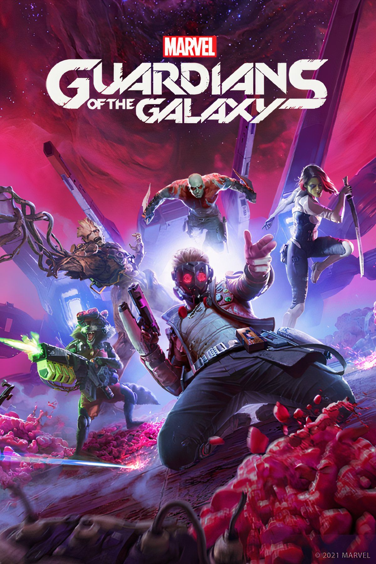 Marvel's Guardians of the Galaxy Tag Page Cover Art