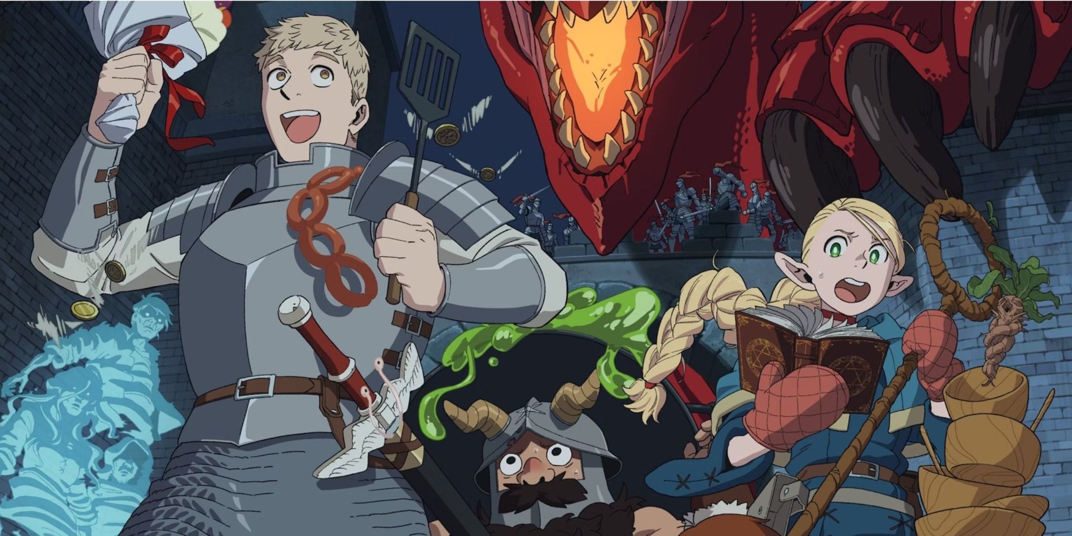 Cooking in Delicious In Dungeon