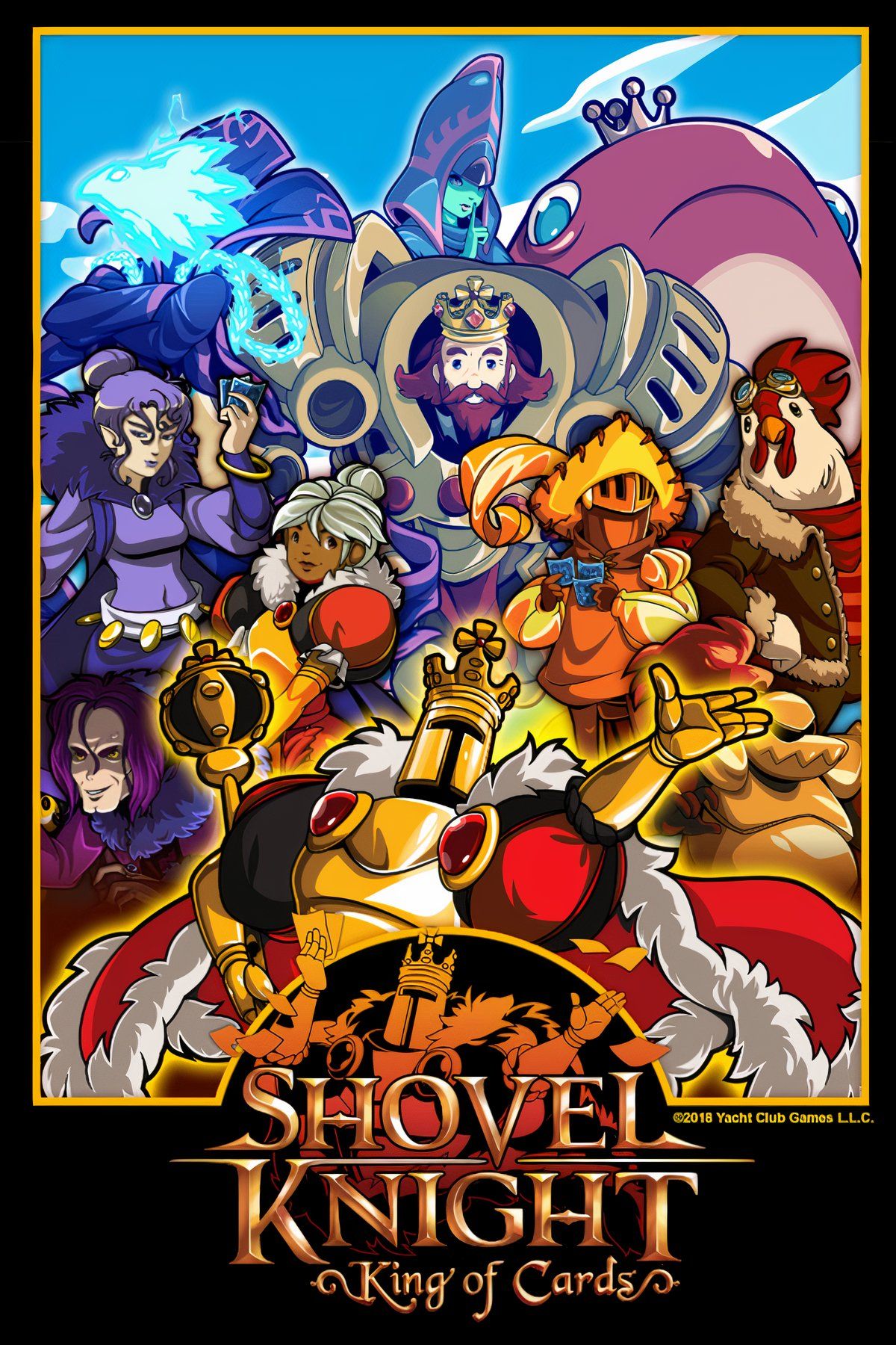 Shovel Knight: King of Cards Tag Page Cover Art