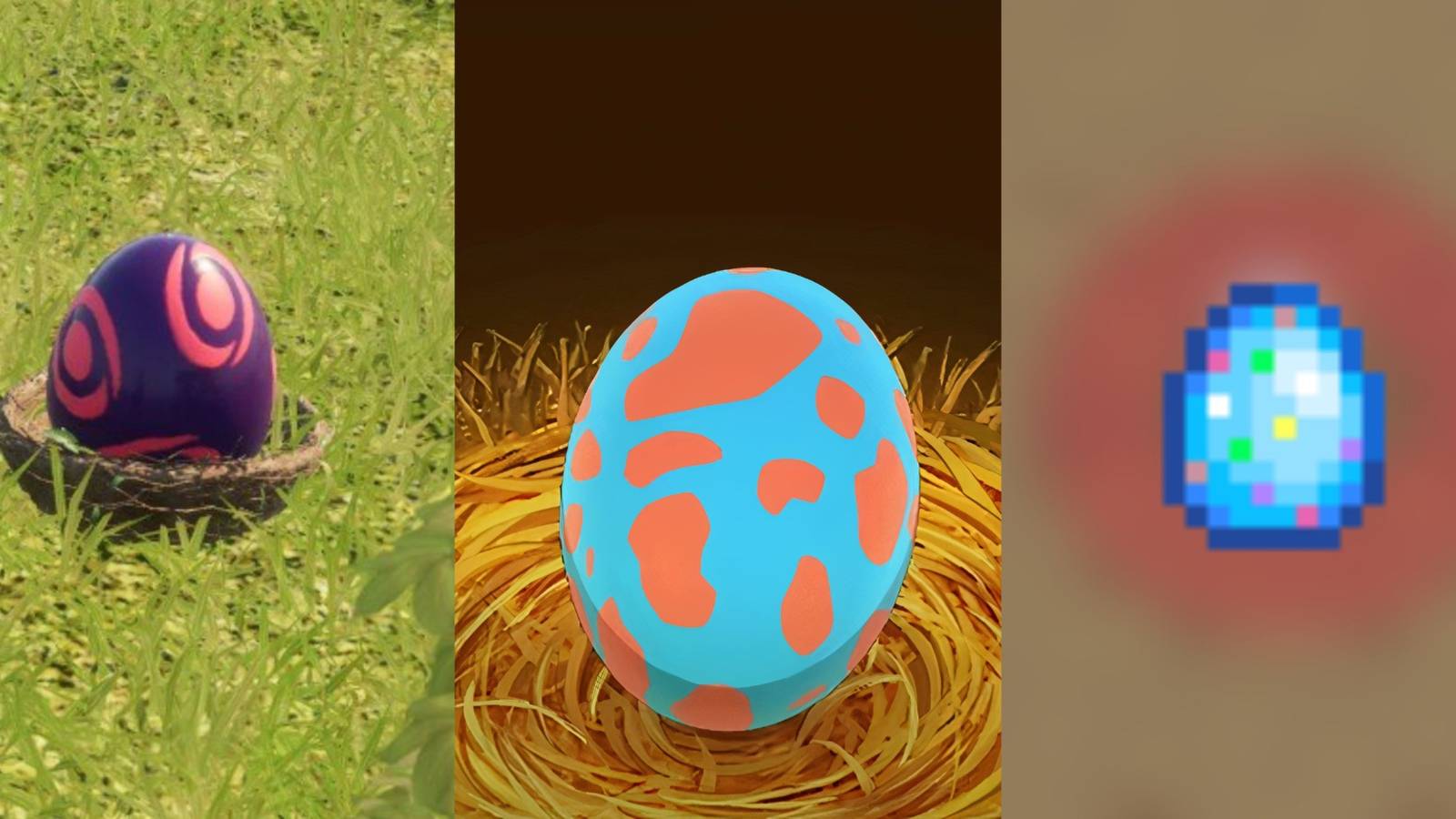 Palworld, Monster Hunter Stories, Stardew Valley