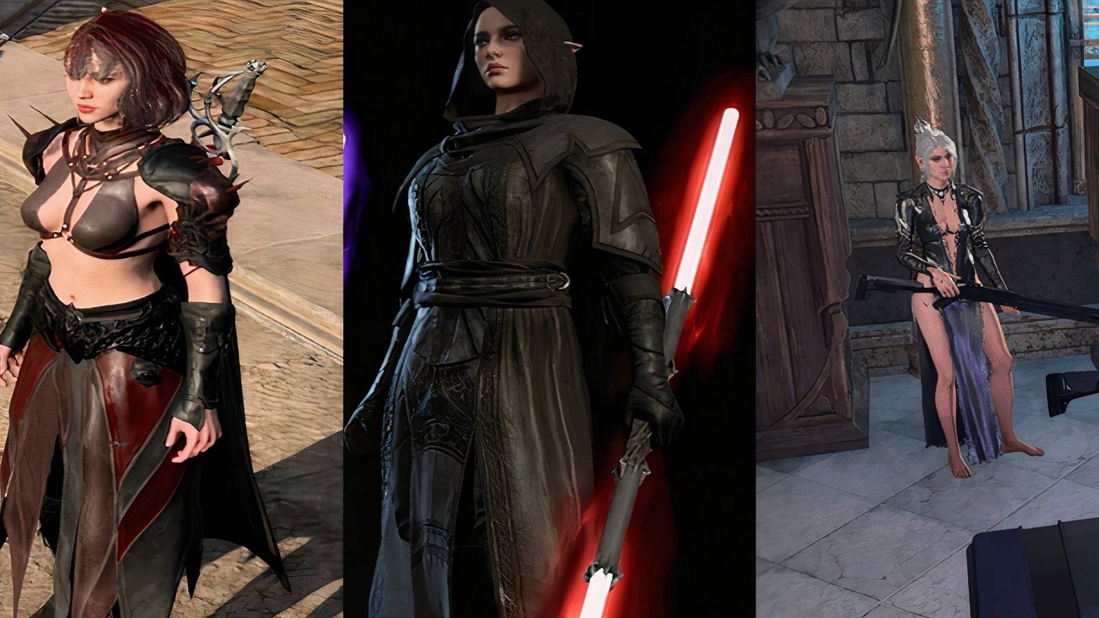 Baldur's Gate 3 Weapon Mods Collage PS5