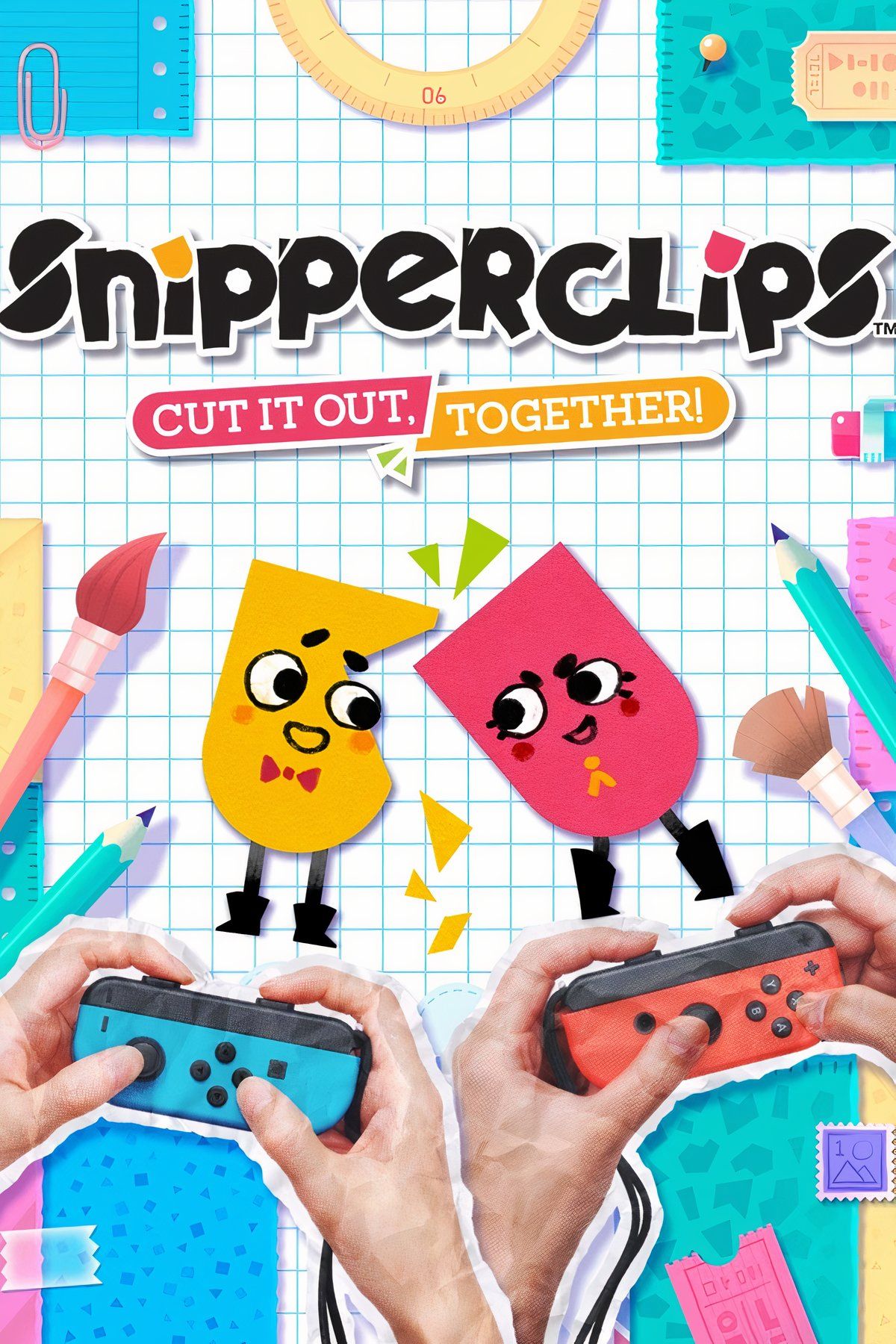 Snipperclips: Cut It Out Together Tag Page Cover Art