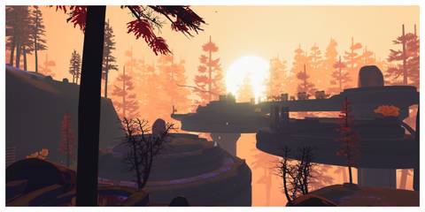 Risk Of Rain 2 - Steam Screenshot (An Environment With A Setting Sun)