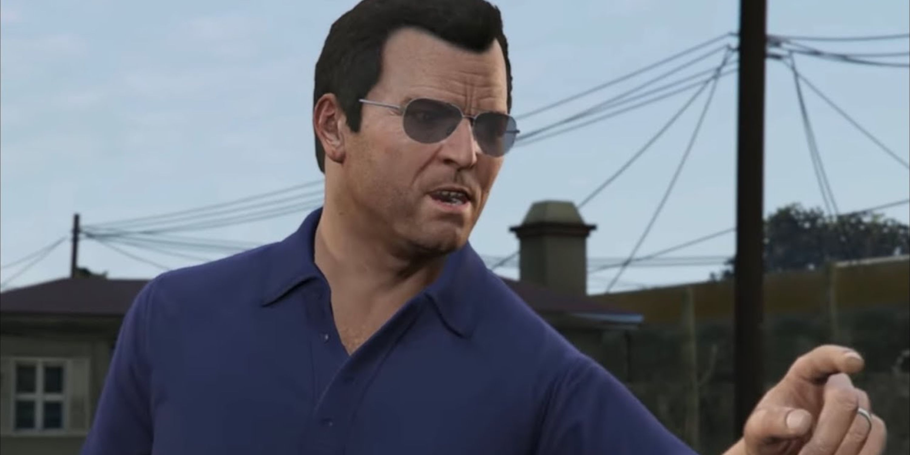 Angry Michael in Grand Theft Auto 5