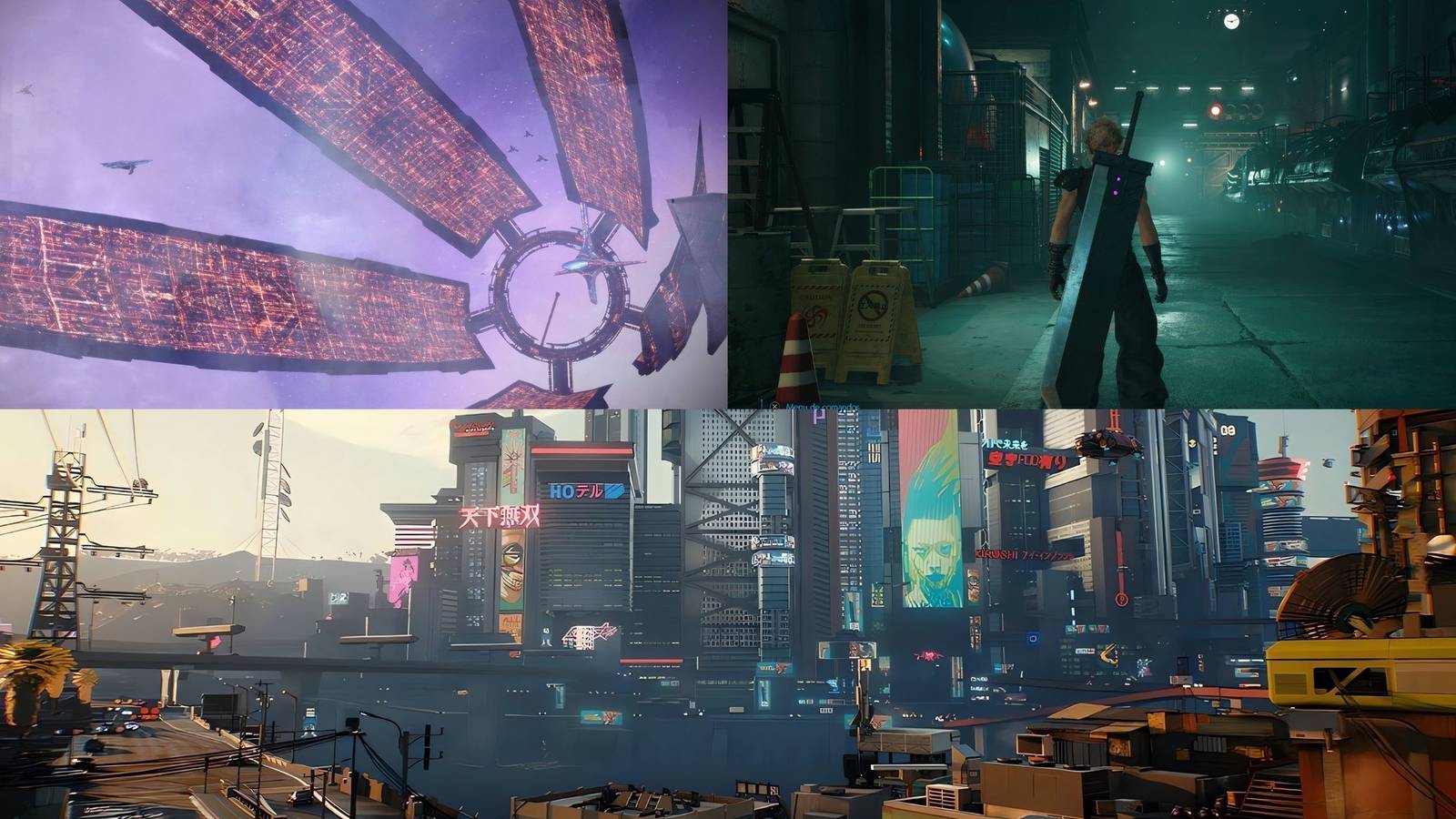 Mass Effect, Final Fantasy 7, Cyberpunk