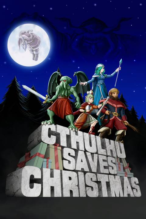 Cthulhu Saves Christmas Tag Page Cover Art