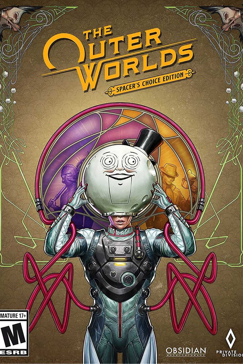 The Outer Worlds Spacer's Choice Edition Tag Page Cover Art 