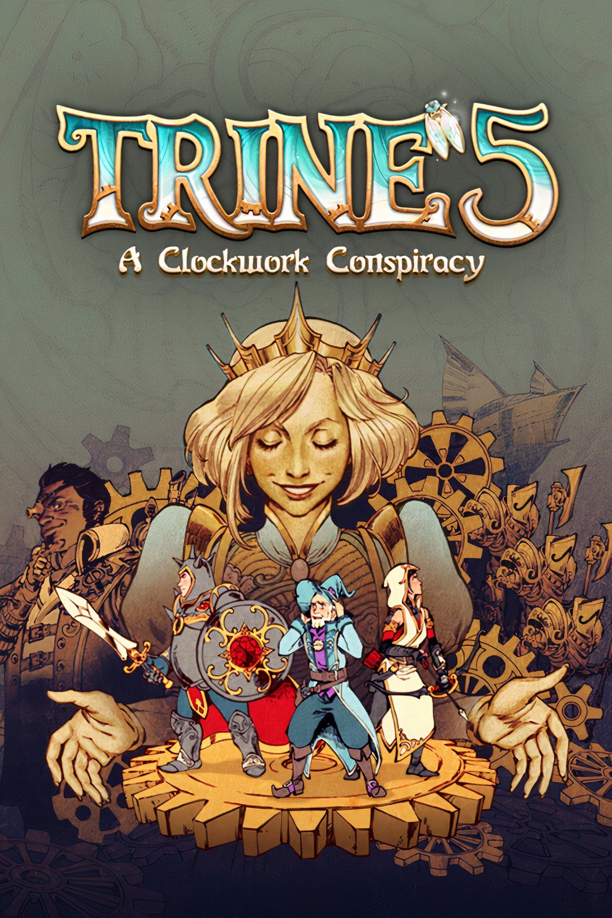 Trine 5: A Clockwork Conspiracy Tag Page Cover Art