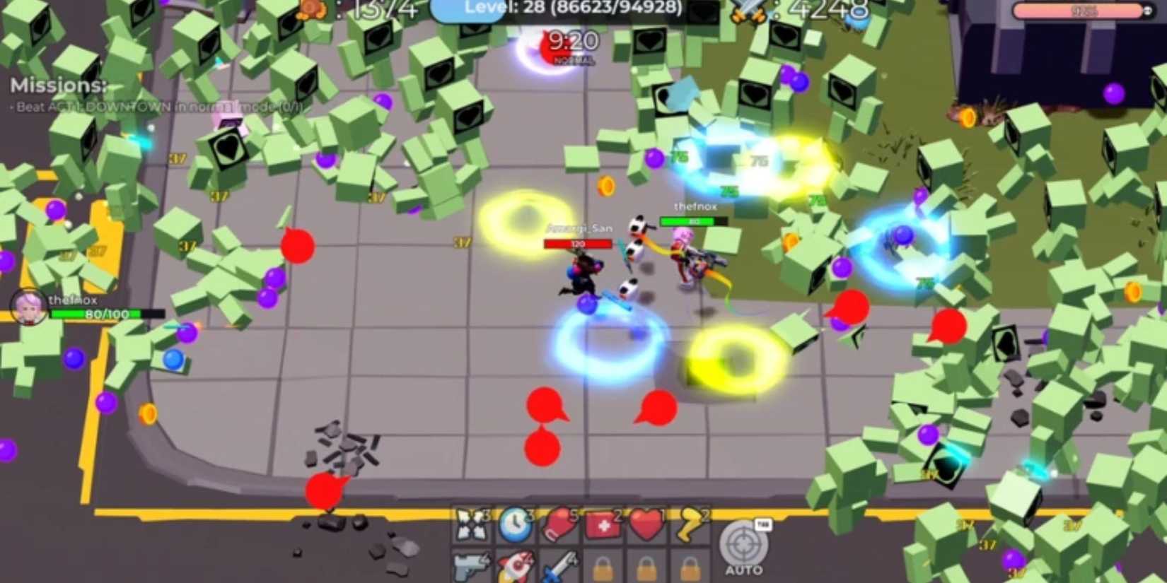 Mob Hunters X gameplay