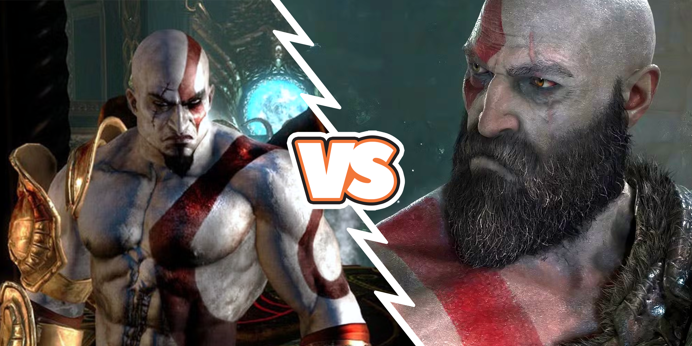Monday Matchup Young Kratos vs Old Kratos God of War