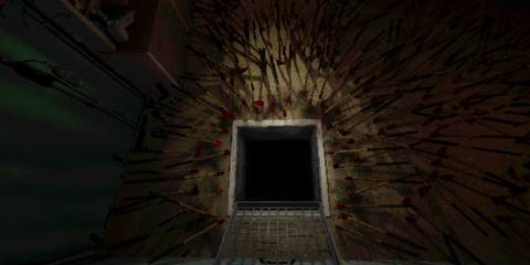 Mouthwashing hatch surrounded by matches