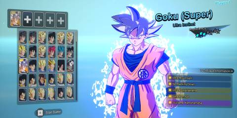 MUI Goku from Sparking Zero