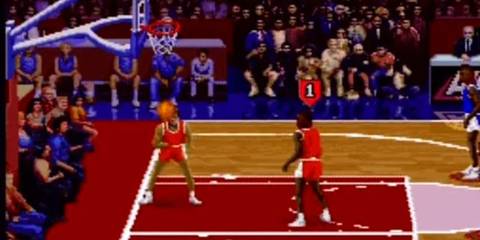 NBA Jam Ball in Play