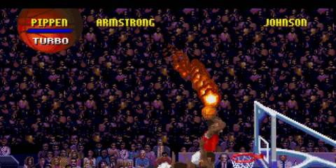 NBA Jam Players in Court