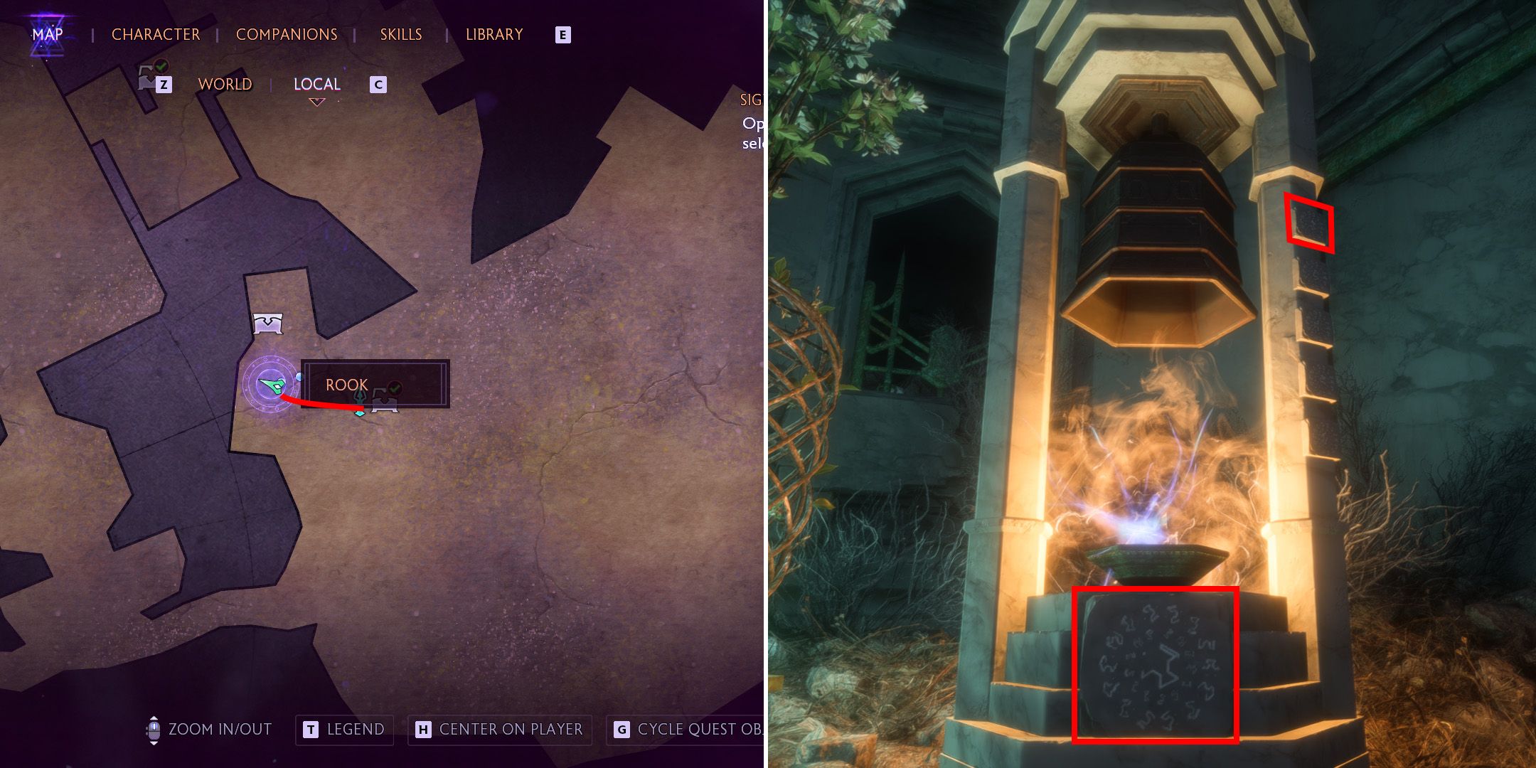 Solución del rompecabezas de la campana de la necrópolis en Dragon Age: The Veilguard