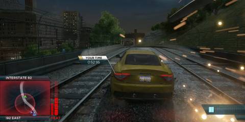 Driving through the city of Fairhaven in Need For Speed: Most Wanted (2012)