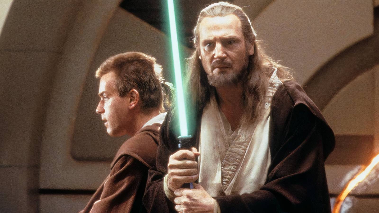 Obi Wan and Qui Gon together 