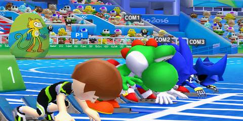 a race about to begin