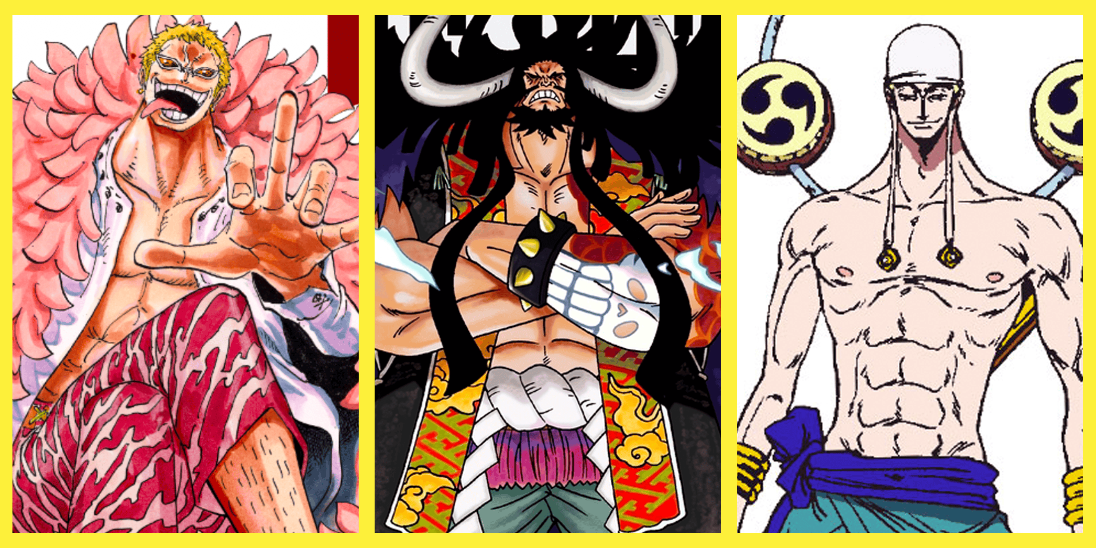 One Piece Story Arcs Enel Kaidou Doflamingo