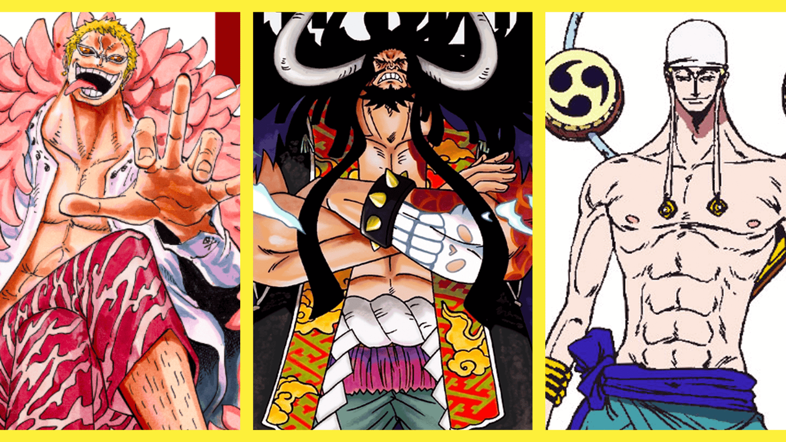 One Piece Story Arcs Enel Kaidou Doflamingo