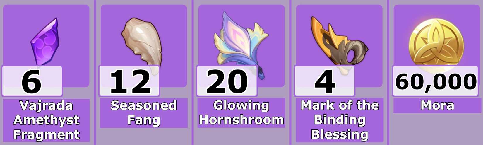 Ororon Level 50 Ascension Mats - Genshin Impact