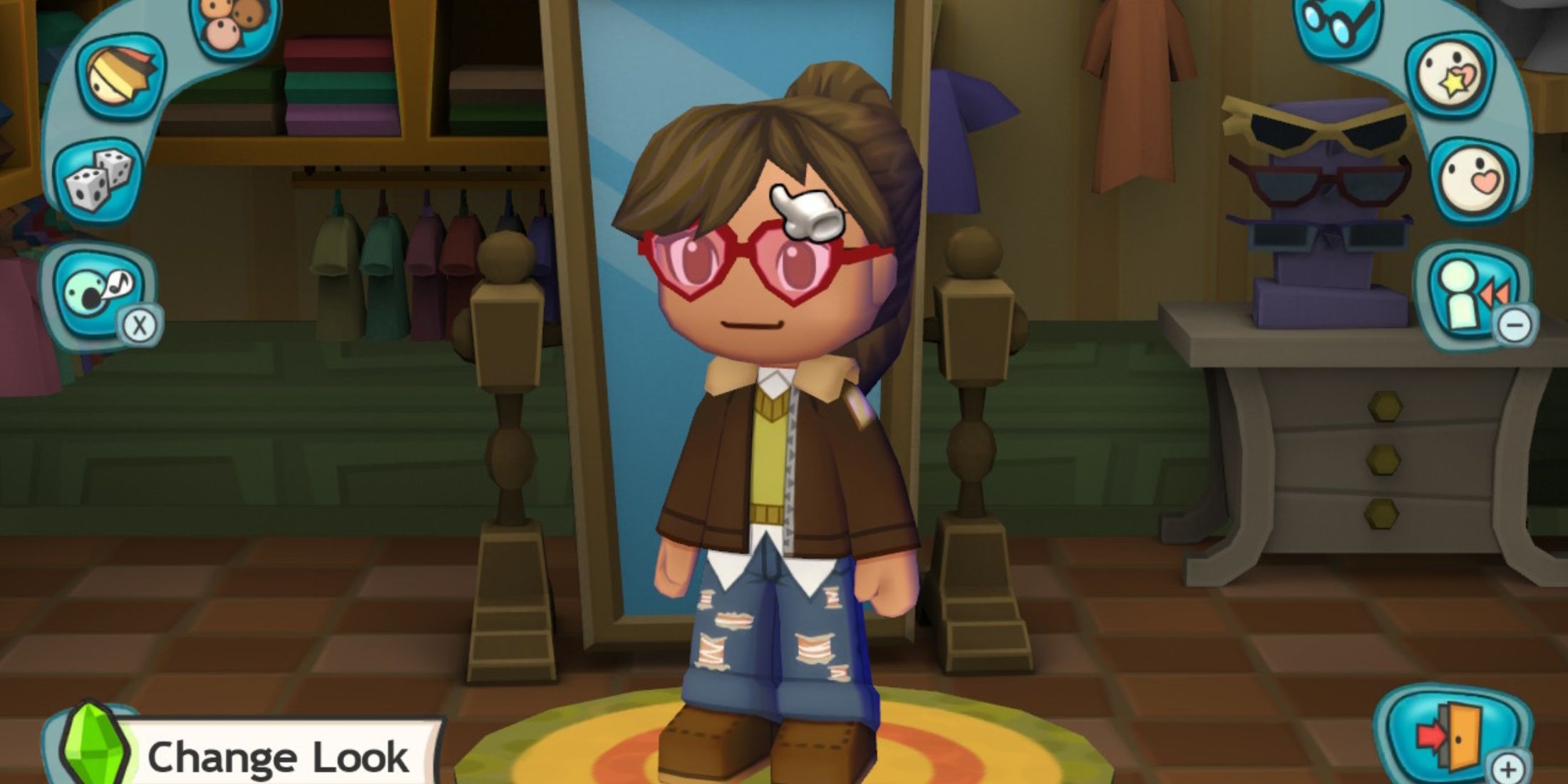 outfit change mysims