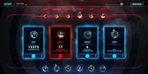 Overwatch Voting Card Screen
