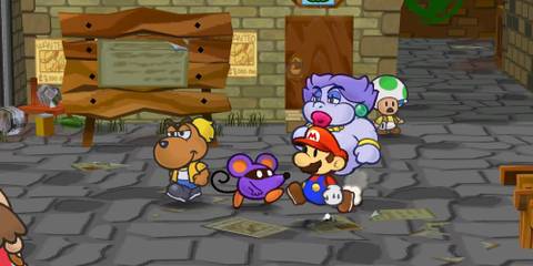 Gameplay screenshot for Paper Mario: The Thousand-Year Door