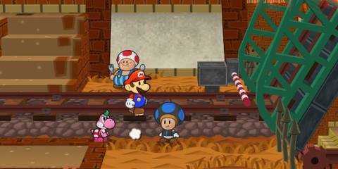 Gameplay screenshot for Paper Mario: The Thousand-Year Door