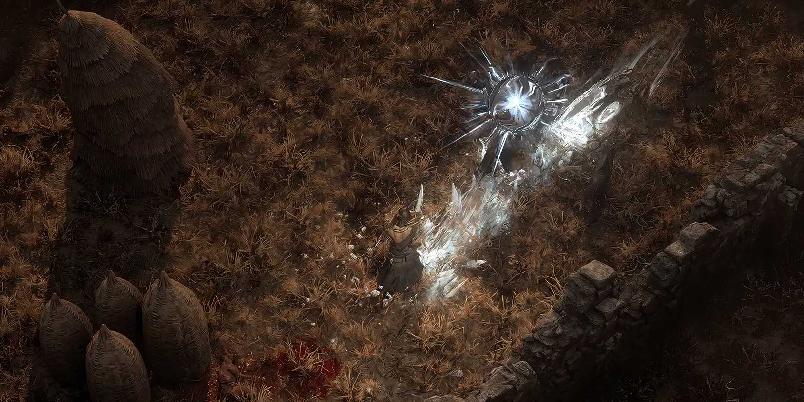 Path of Exile 2 Monk using Glacial Cascade