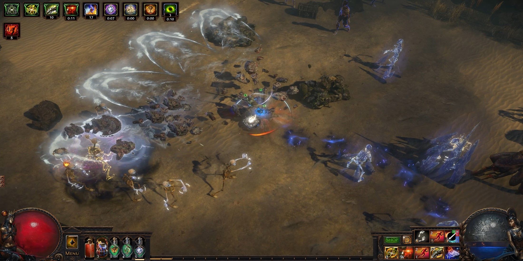 path of exile Warden Gameplay