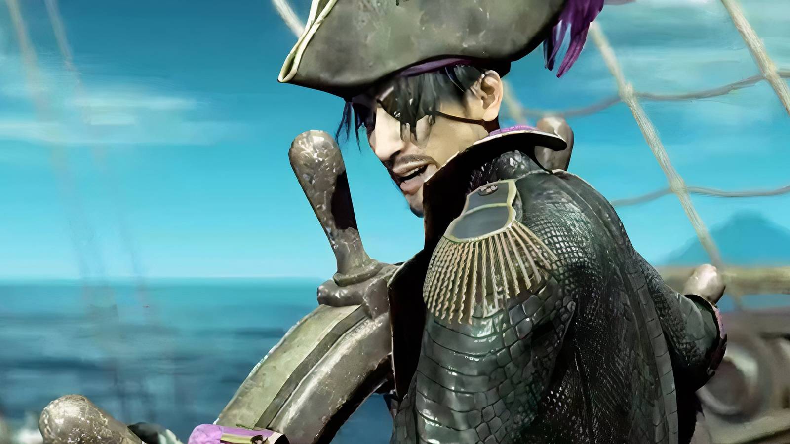 like a dragon pirate yakuza in hawaii kiryu outfit