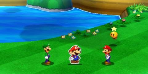mario and luigi meeting paper mario