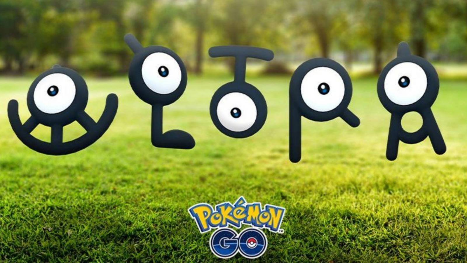pokemon go player unown collection
