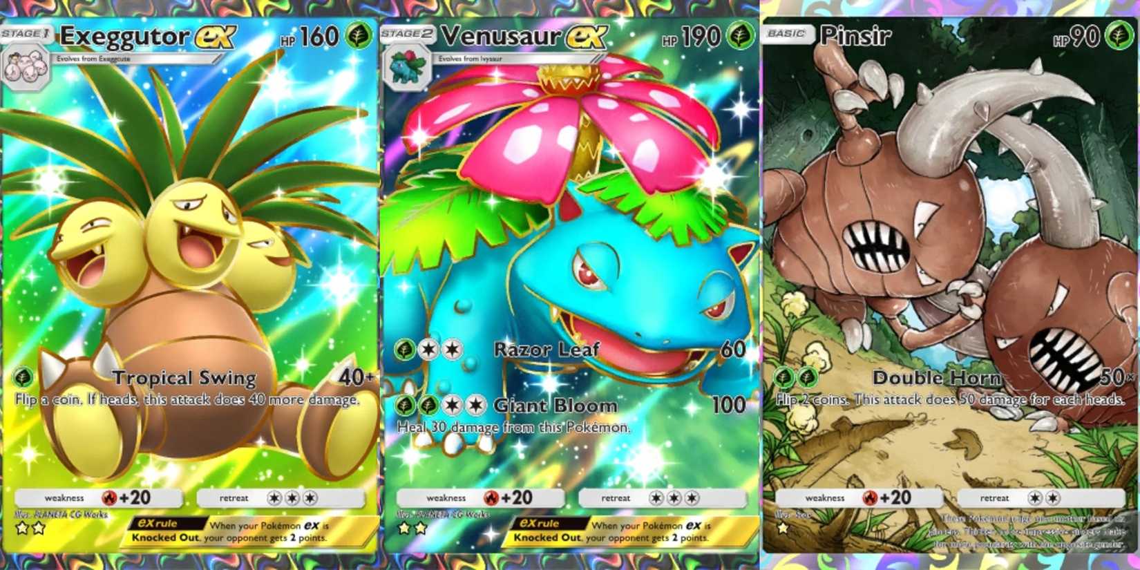 Pokemon TCG Pocket Best Grass Type Cards