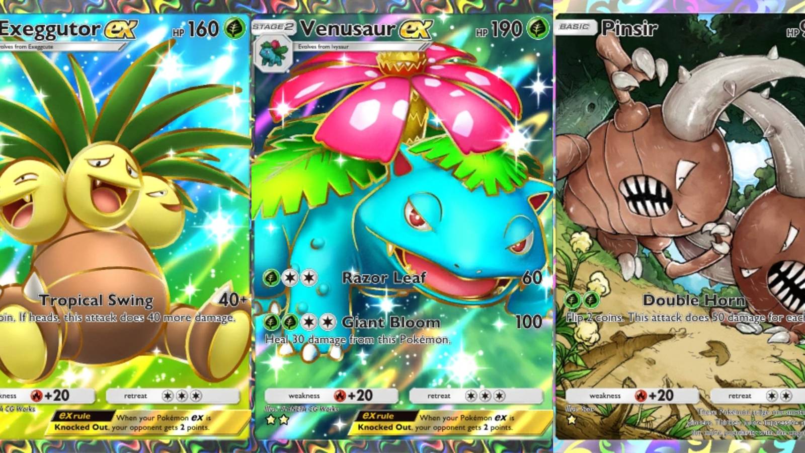 Pokemon TCG Pocket Best Grass Type Cards