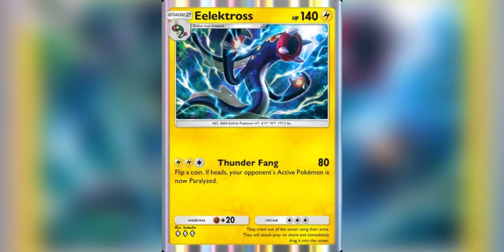 Pokemon TCG Pocket Eelektross